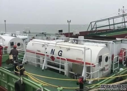 荆门宏图交付国内首制LNG动力船燃料罐